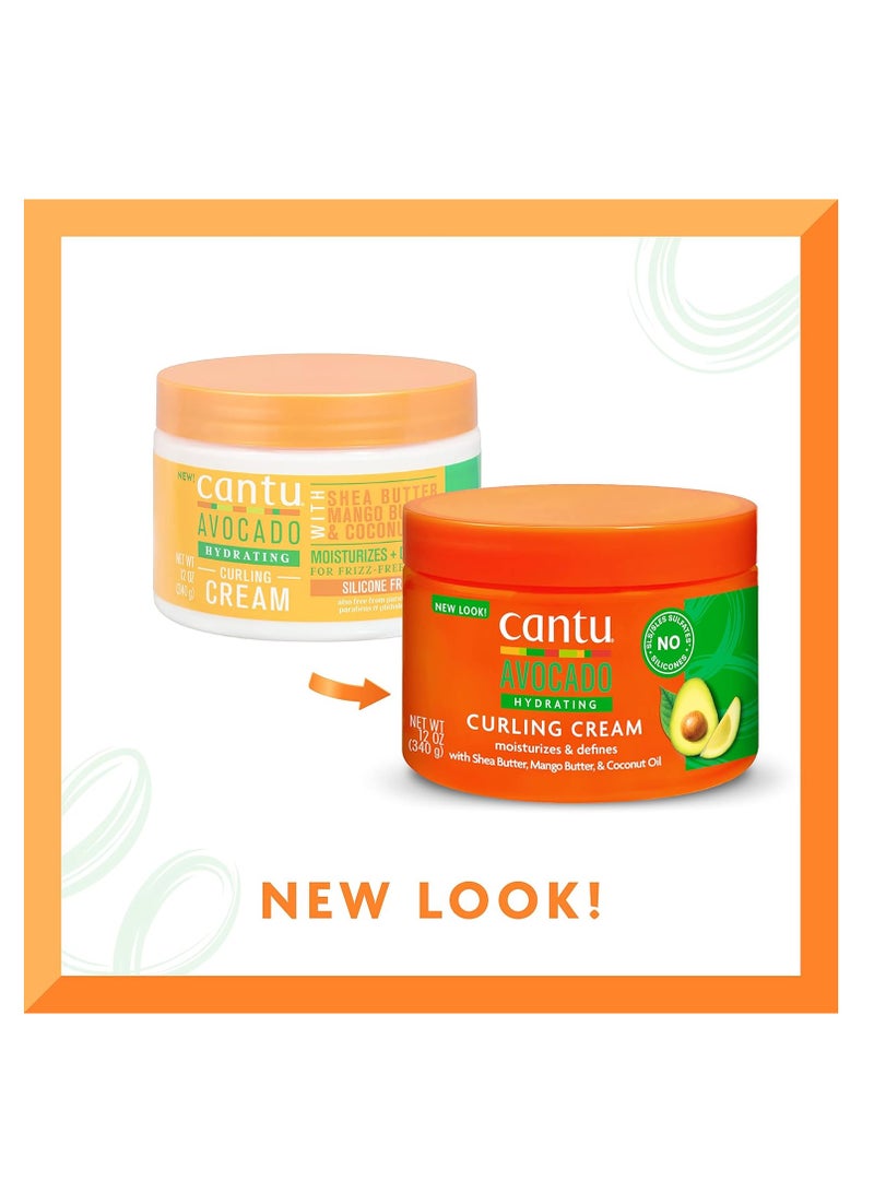 Cantu Avocado Hydrating Curling Cream 12 oz (Pack of 2) - Image 3