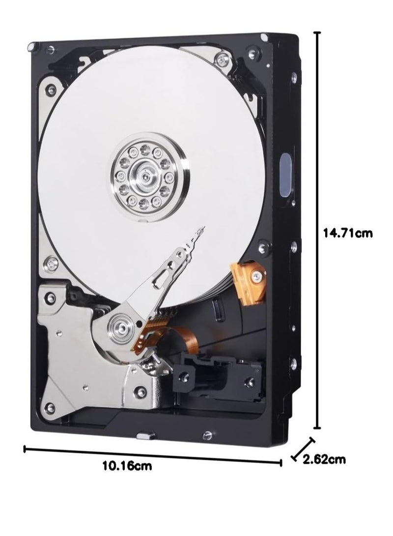 دبليو دي - 500GB SATA III 6Gb/s 16MB Cache 9cm Hard Drive, Blue, Internal, eSATA 500 GB - Image 1