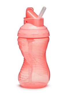 مونشكين Flip Straw Mighty Grip Leak Proof Sippy Cup 10 Oz , 12 Months +, Assorted Colours  - Image 2