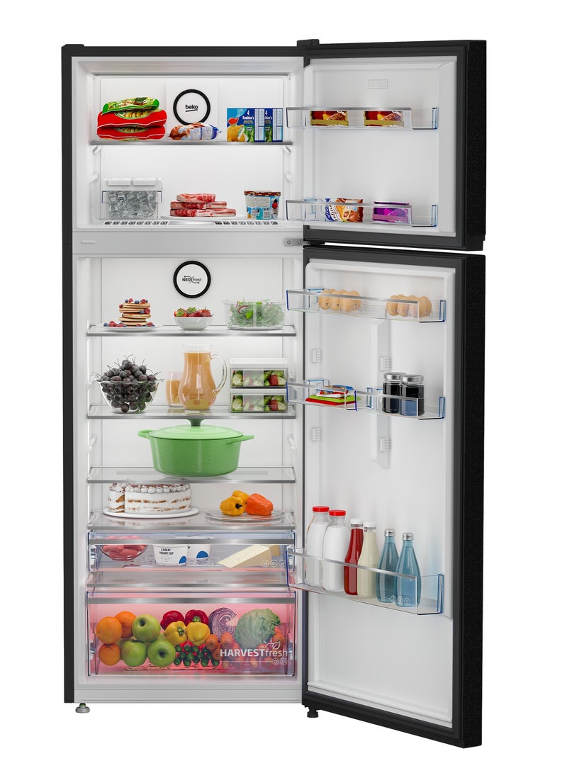 بيكو - RDNE455M20XBIDB: Fridge Freezer (Freezer Top, 70 cm) RDNE455M20XBIDB black - Image 1
