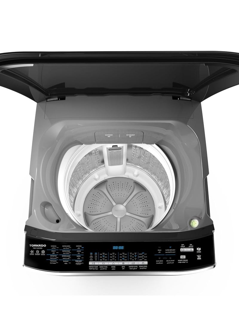 شارب Washing Machine 11 Kg DDM Inverter Pump Black ES-TD11GBKP ES-TD11GBKP black - Image 2