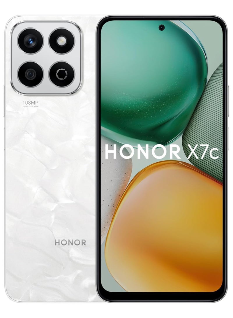 Honor X7c 4G Dual SIM 8GB RAM 256 GB ROM Moonlight White - International version  - Image 1