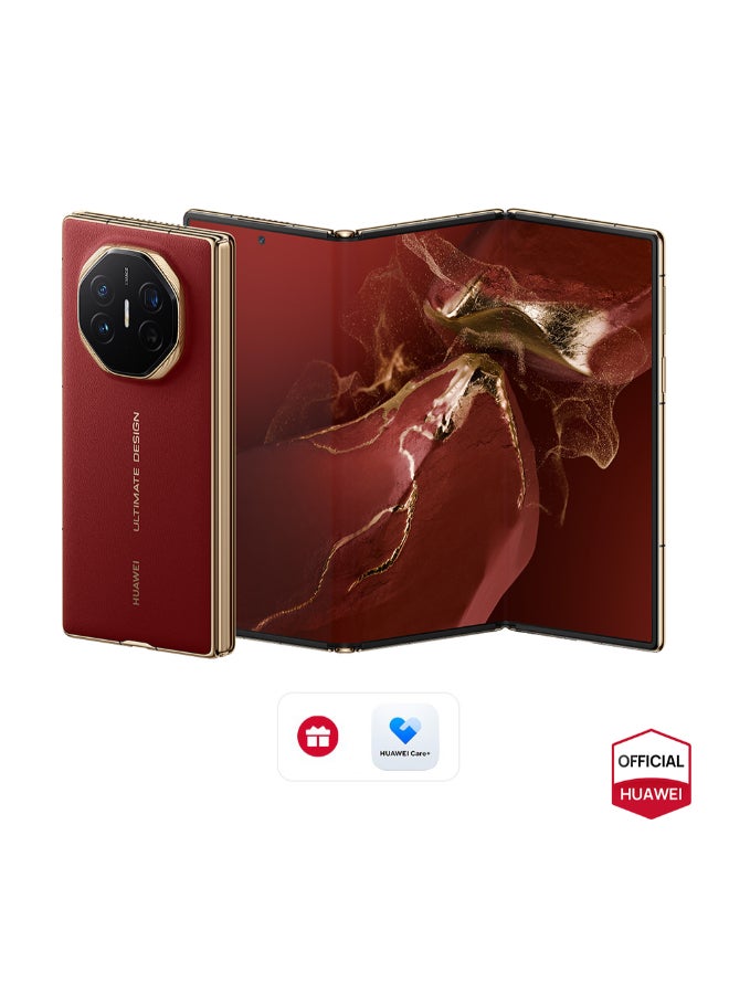هواوي ميت XT تصميم نهائي ثلاثي الطي ثنائي الشريحة أحمر 16 جيجابايت رام 1 تيرابايت مع هدايا - النسخة الشرق أوسطية - Image 1