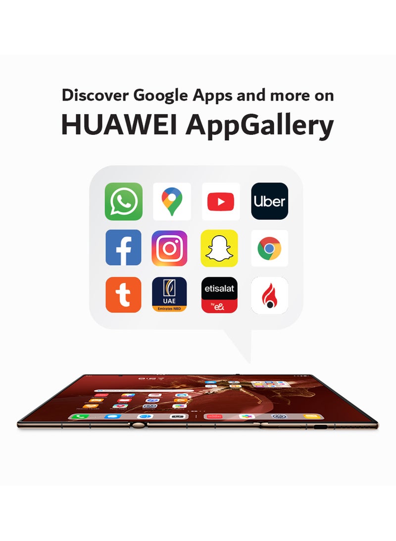 HUAWEI - Mate XT Ultimate Design Triple Fold Dual SIM Black 16GB RAM 1TB with Gifts - Middle East Version - Image 1