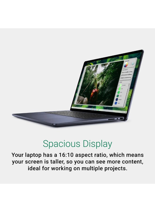 DELL - Inspiron 2-in-1 Laptop 16 Inch IPS Touch Screen Display, Core Ultra 7 155H Processor/32GB RAM/1TB SSD/Integrated Intel Arc Graphics/Windows 11 Home English Midnight Blue - Image 1