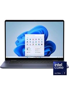 Inspiron 2-in-1 Laptop 16 Inch IPS Touch Screen Display, Core Ultra 7 155H Processor/32GB RAM/1TB SSD/Integrated Intel Arc Graphics/Windows 11 Home English Midnight Blue