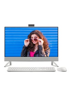 DELL Inspiron 7000 Series 27 Inch All-In-One Touchscreen Desktop, Core 7 150U Processor/32GB RAM/1TB SSD/2GB Nvidia GeForce MX570A Graphics/Windows 11 Home English/Arabic White  - Image 1