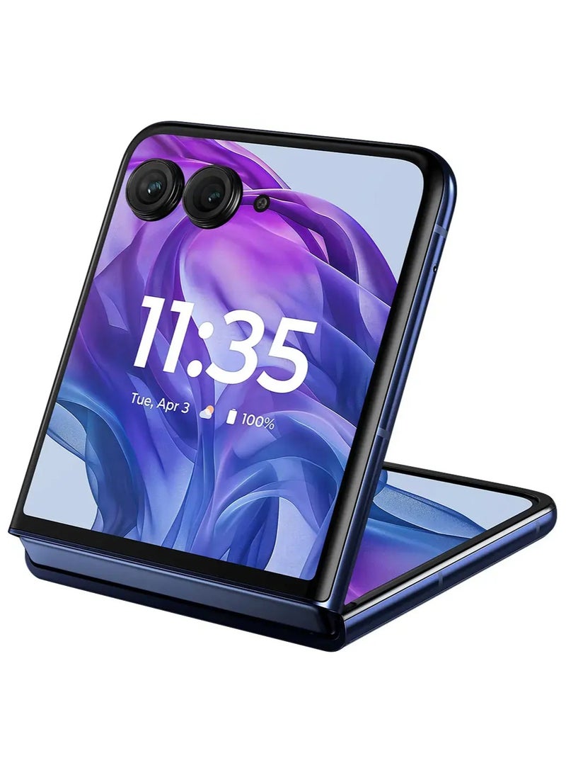 Motorola razr+ 2024 5G  6.9 Inch AMOLED OLED Display, 165Hz 2024 12G 256GB Midnight Blue, Unlocked - pnsku/N70150702V/45/_/1738926312/c7977847-3246-47c0-b645-a164eaaad28e