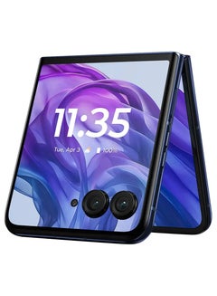 Motorola Motorola razr+ 2024 5G  6.9 Inch AMOLED OLED Display, 165Hz 2024 12G 256GB Midnight Blue, Unlocked  - Image 4