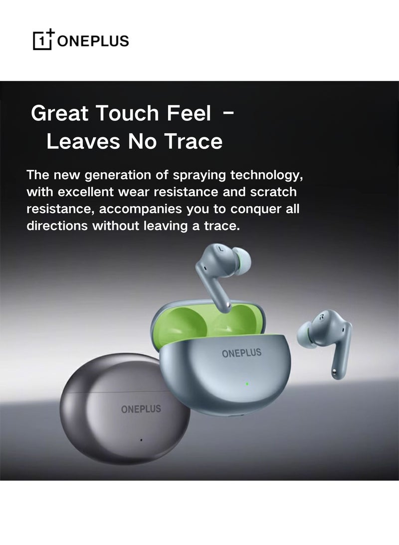 OnePlus - Buds Ace 2 – Premium Wireless Earbuds with Extended Battery and Advanced Noise Cancellation Black - Image 1