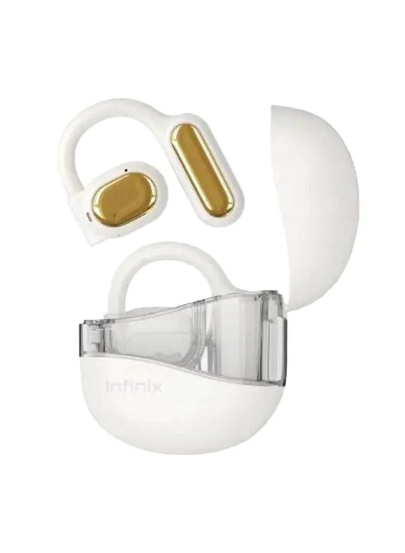 إنفينيكس - XBuds 3 Loop - XEOE01 : Bluetooth Open-ear Earbuds, Clear Calls & Sound with 4 Mics, Ai ENC Noise Cancellation, Long Battery life 36 hours, Wireless earphone, 1 Year Local Warranty White - Image 1