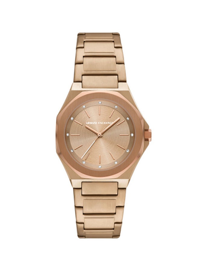ارماني اكسشينج - Women's Analog Round Stainless Steel Wrist Watch - Image 1