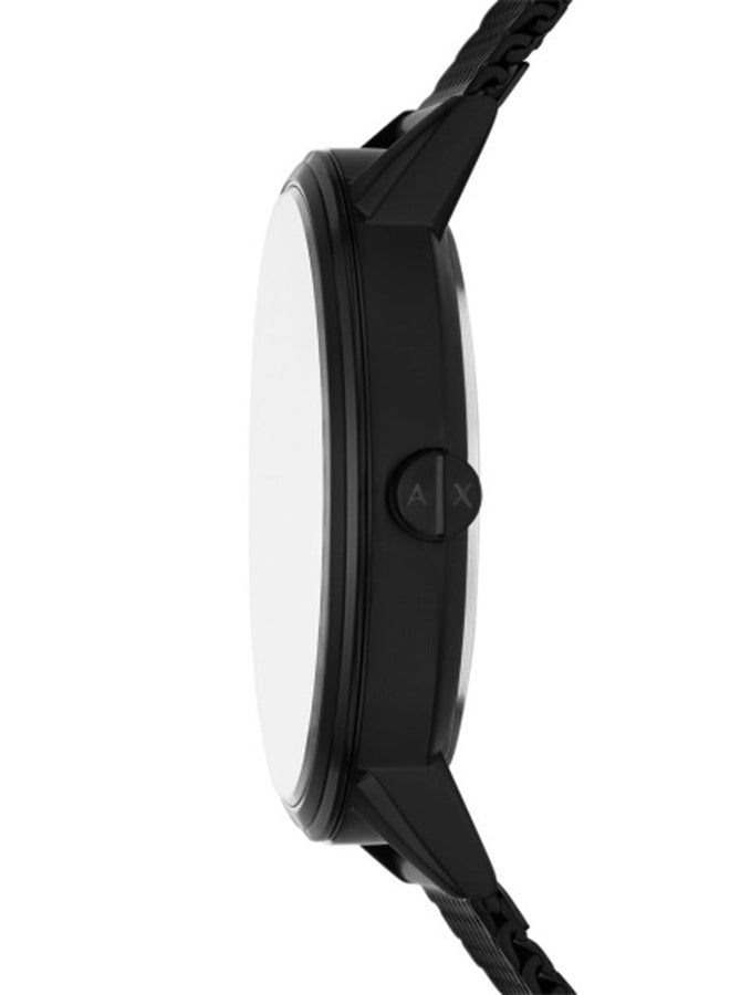 ارماني اكسشينج - Analog Round Stainless Steel Wrist Watch With Neck Chain - Image 1