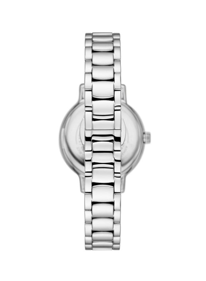 EMPORIO ARMANI Women's Analog Round Stainless Steel Wrist Watch - Image 3