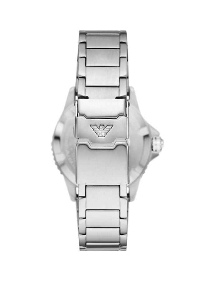 EMPORIO ARMANI Men's Analog Round Stainless Steel Wrist Watch  - Image 3