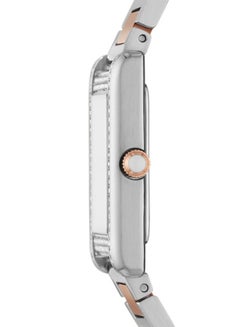 امبوريو ارماني Women's Analog Rectangle Stainless Steel Wrist Watch  - Image 2