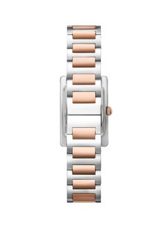 امبوريو ارماني Women's Analog Rectangle Stainless Steel Wrist Watch  - Image 3