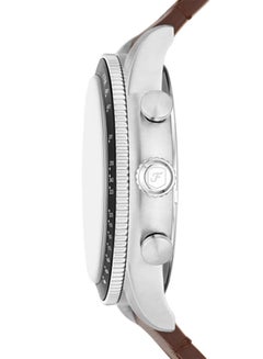 FOSSIL Men's Analog Round Leather Wrist Watch  - Image 2