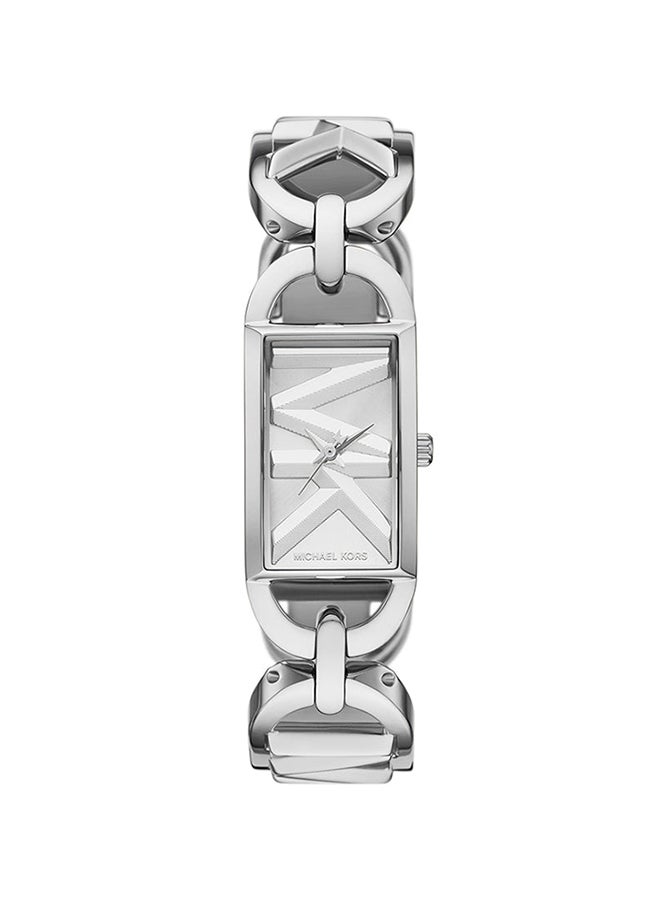 Michael Kors Women's Analog Rectangle Stainless Steel Wrist Watch - Image 1