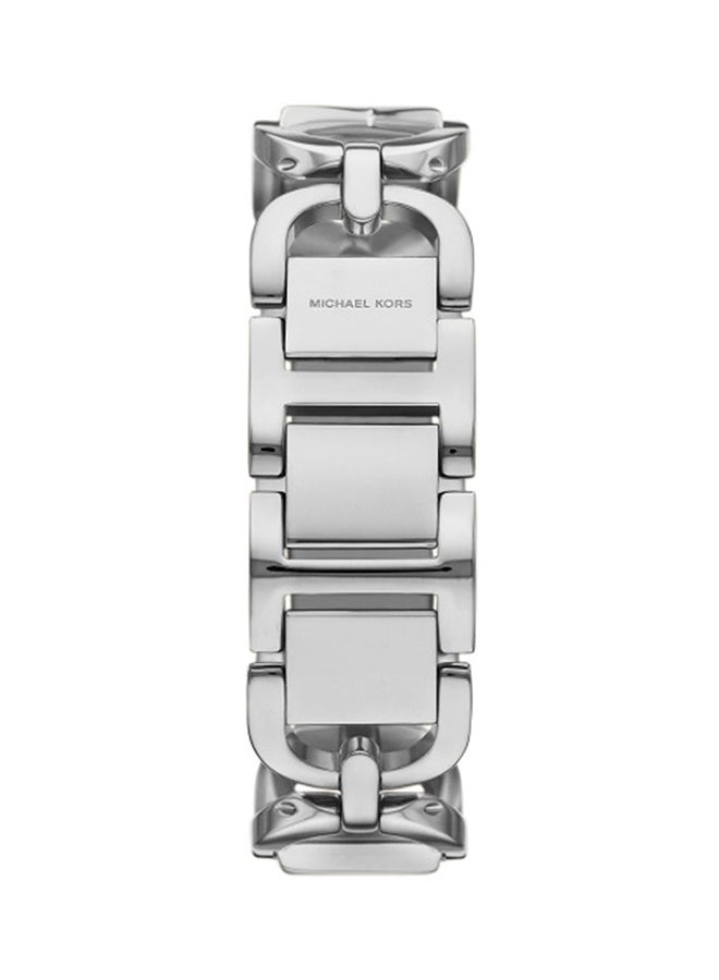 Michael Kors Women's Analog Rectangle Stainless Steel Wrist Watch - Image 3