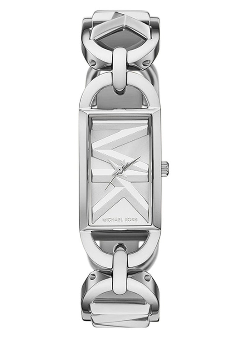 Michael Kors Women's Analog Rectangle Stainless Steel Wrist Watch - Image 1