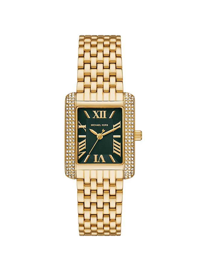 Michael Kors Women's Analog Rectangle Stainless Steel Wrist Watch - Image 1