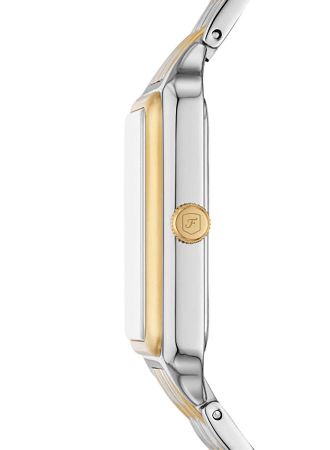 FOSSIL Women's Analog Rectangle Stainless Steel Wrist Watch  - Image 2