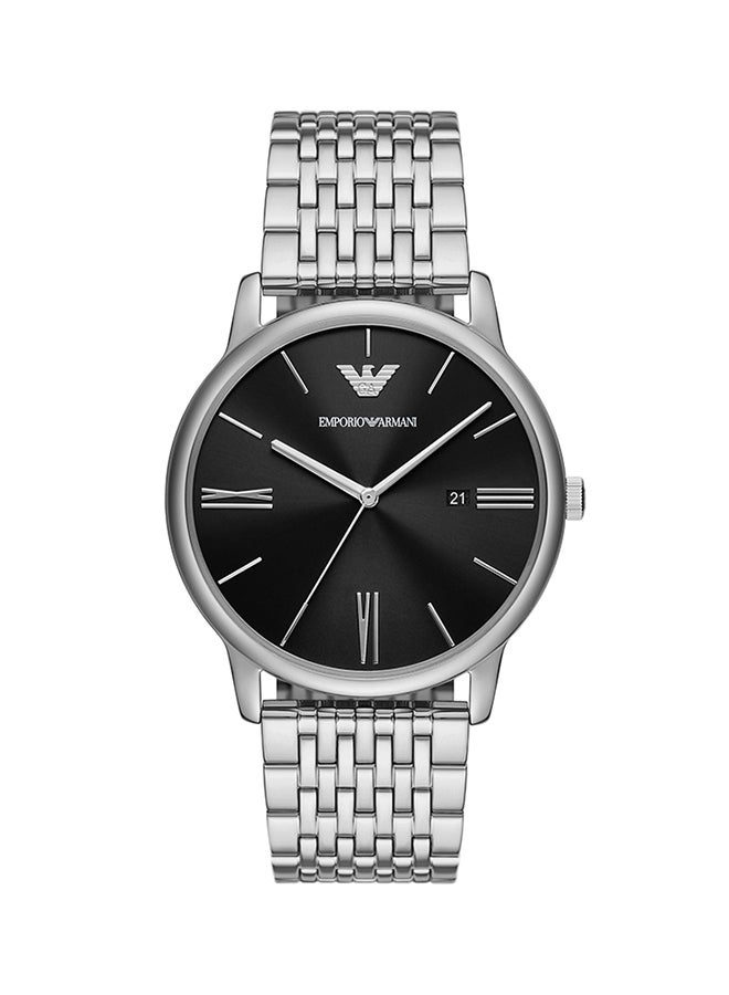 EMPORIO ARMANI Men's Analog Round Stainless Steel Wrist Watch  - Image 1