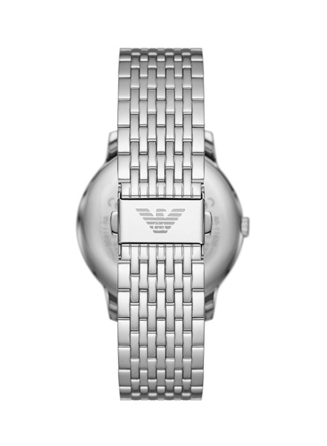 EMPORIO ARMANI Men's Analog Round Stainless Steel Wrist Watch  - Image 3