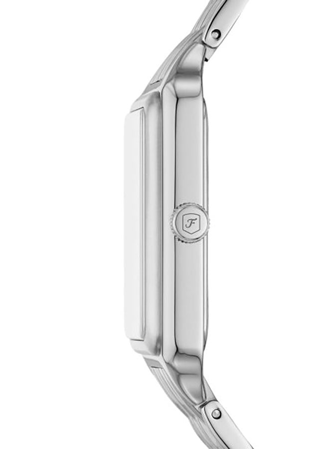 FOSSIL Women's Analog Rectangle Stainless Steel Wrist Watch  - Image 2