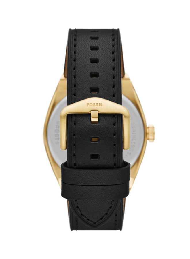 FOSSIL Analog Round Leather Wrist Watch  - Image 3