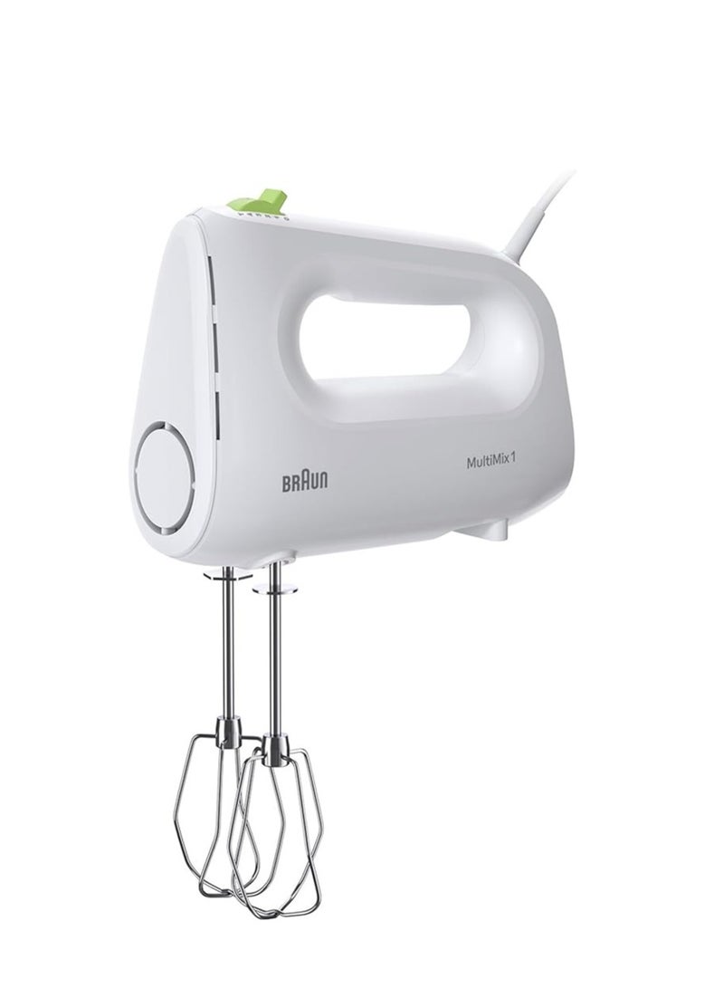 BRAUN Braun MultiMix 1 Hand Mixer HM 1100 White 450 W HM 1100 WH White  - Image 1