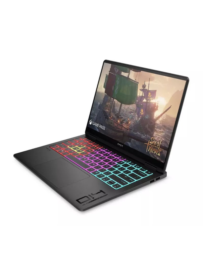 HP - OMEN 14 Gaming Laptop With 14 Inch 2.8K Display, Intel Core Ultra 9-185H Processor/32GB RAM DDR5/ 1TB SSD/8GB Nivida GeForce RTX 4060 Graphics/Windows 11 English/Arabic Black - Image 1