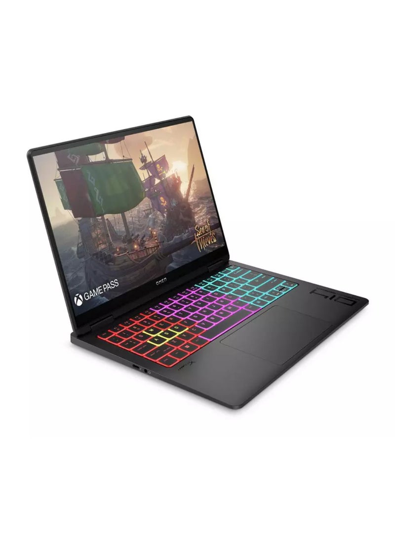 HP - OMEN 14 Gaming Laptop With 14 Inch 2.8K Display, Intel Core Ultra 9-185H Processor/32GB RAM DDR5/ 1TB SSD/8GB Nivida GeForce RTX 4060 Graphics/Windows 11 English/Arabic Black - Image 1