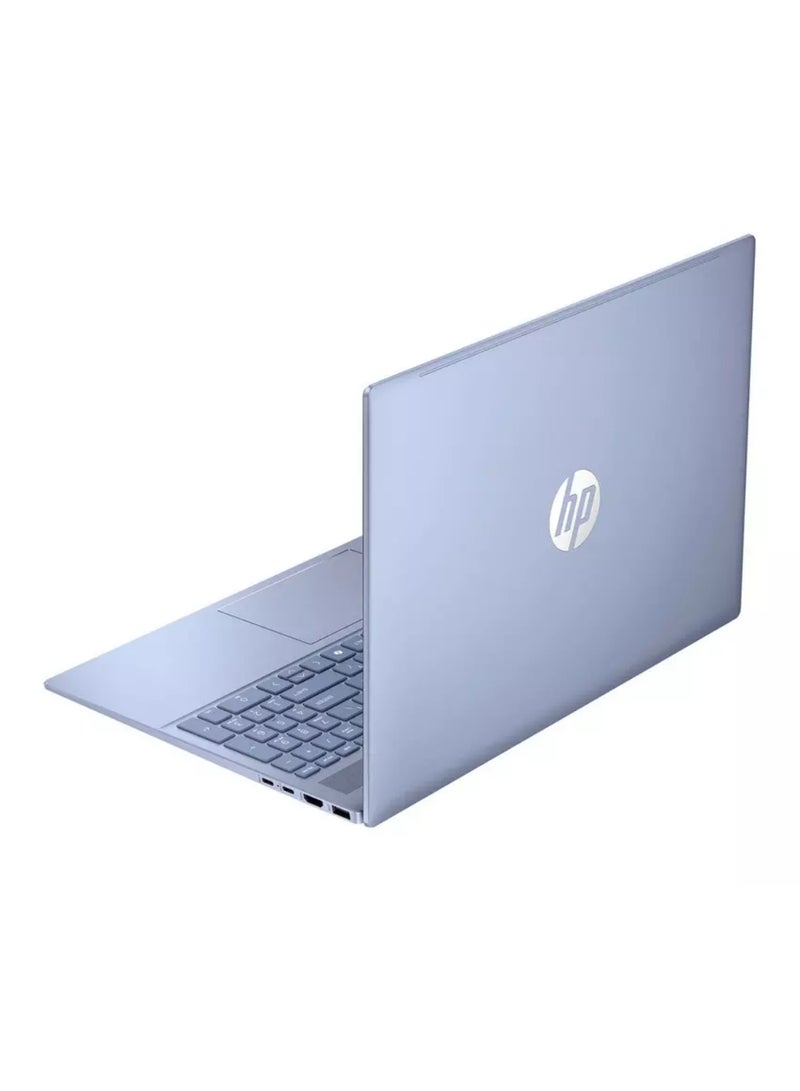 إتش بي - Pavilion 16 Laptop With 16 Inch WUXGA(1920×1080) 60Hz Display,AMD Ryzen 7-8840U Processor/16GB RAM DDR5/512GB SSD/Integrated Graphics/Windows 11/ English/Arabic Sky Blue - Image 1