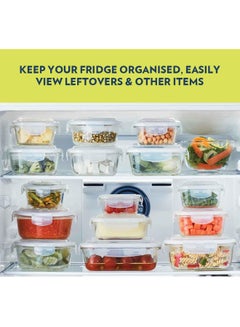 BOROSIL Klip-N-Store Round Glass Storage Container With Air Tight Lid Food Storage Container Microwave Safe Container 400 Ml Transparent  - Image 4