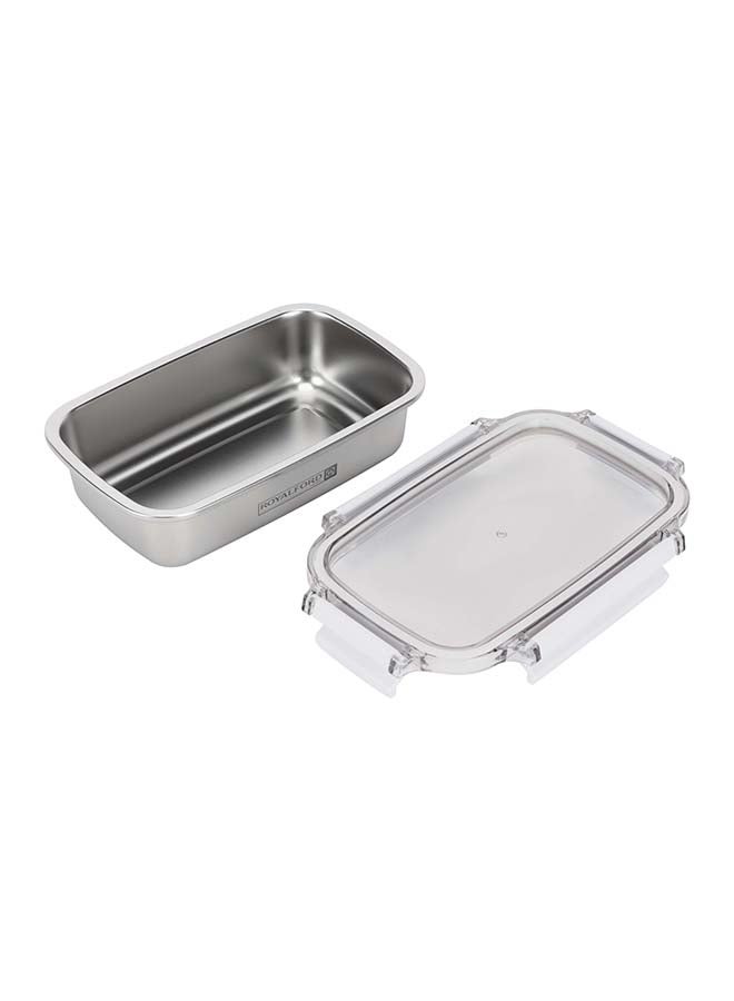 Royalford 600ml Stainless Steel Lunch Box Silver - Image 4