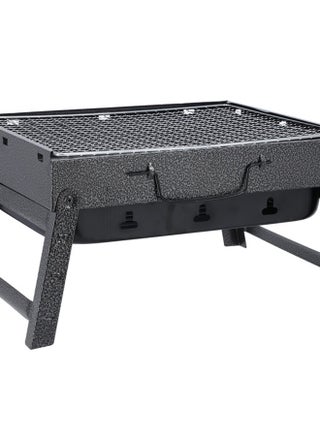Barbecue Stand with Grill, RF10357 - Foldable Barbecue Charcoal Grill, Folding Tabletop Kabab Smoker Grill for Outdoor Camping, Durable Iron - pnsku/N70150890V/45/_/1739266716/486f6d92-9dc7-4fb6-8eb9-7baac7417698