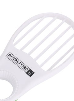 Royalford Royalford 5-in-1 Avocado Tool- RF10517| Perfect for Cutting, De-stoning and Slicing| Food-Grade, Premium-Quality Polymer| Ergonomic Design for Easy and Convenient Handling| Dishwasher Safe| Green White  - Image 4