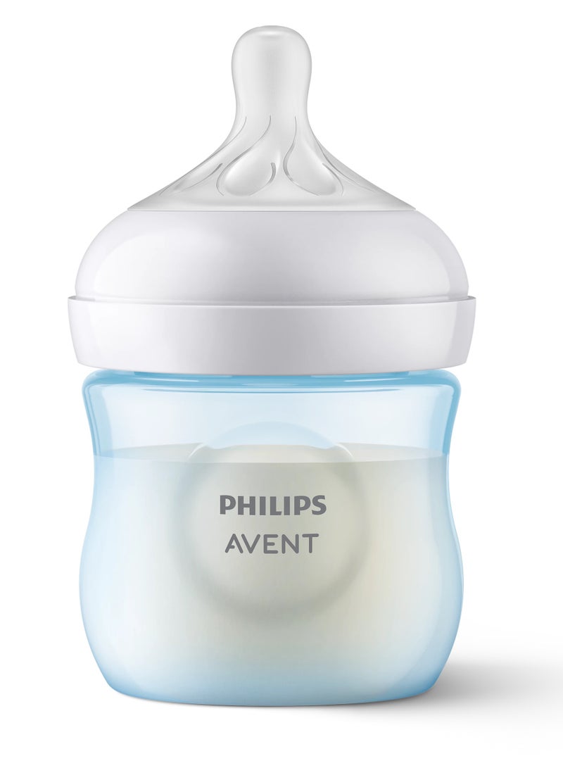 PHILIPS AVENT Natural Baby Bottle with Natural Response , Blue Baby Gift Set with Snuggle  - Image 5