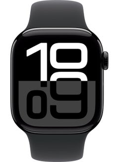 Apple Certified Pre Owned - Watch Series 10 GPS 46mm Jet Black Aluminium Case (Damaged Packing) Black  - Image 2