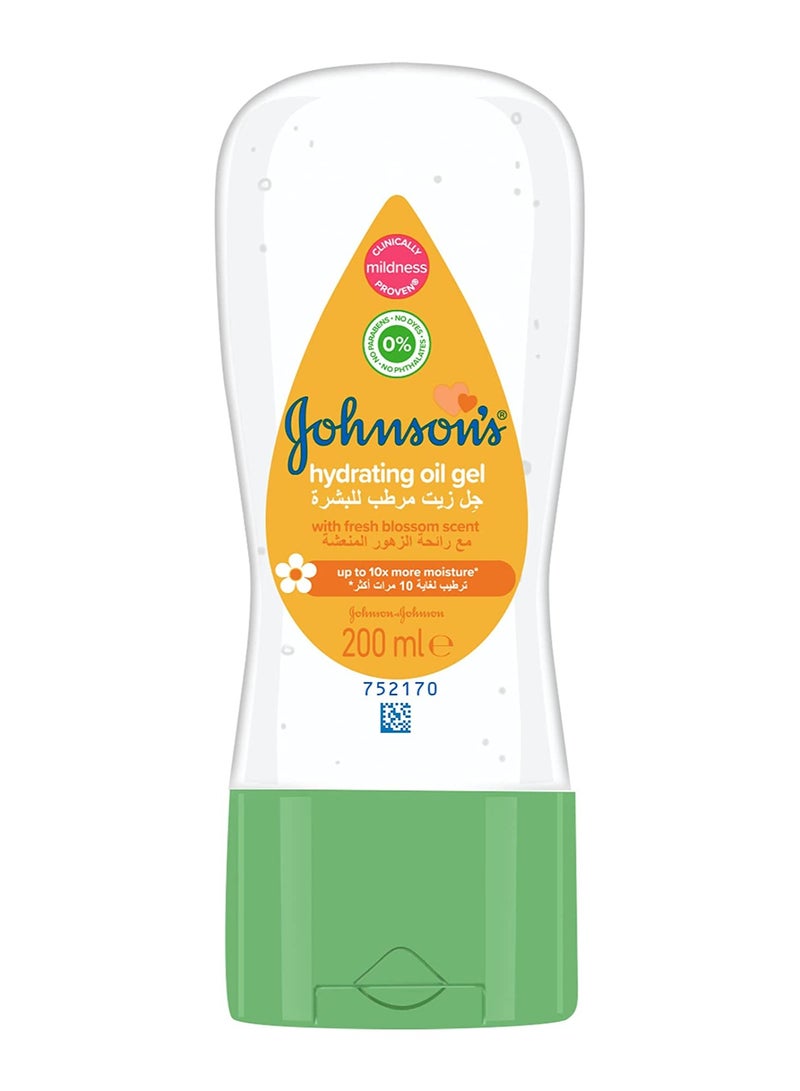جونسون Hydrating Baby Oil Gel With Blossom Scent 