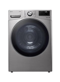 إل جي 18KG DUAL Inverter Dryer Condensing ThinQ WiFi Sensor Dry Stainless Silver RH18U8EVCW Stainless Silver  - Image 1