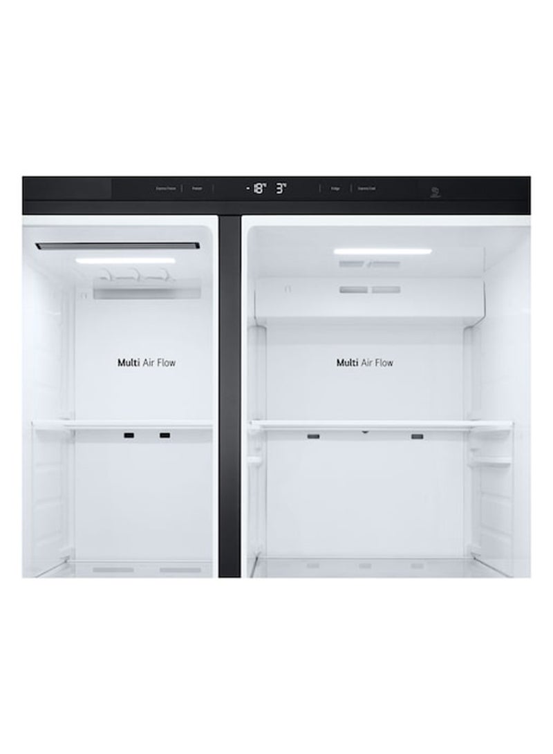 LG Refrgirator Side By Side(23.2Cu FT, 658 L), Smart Inverter LS25CBBMIK VCM Black LS25CBBMIK VCM Black - Image 4