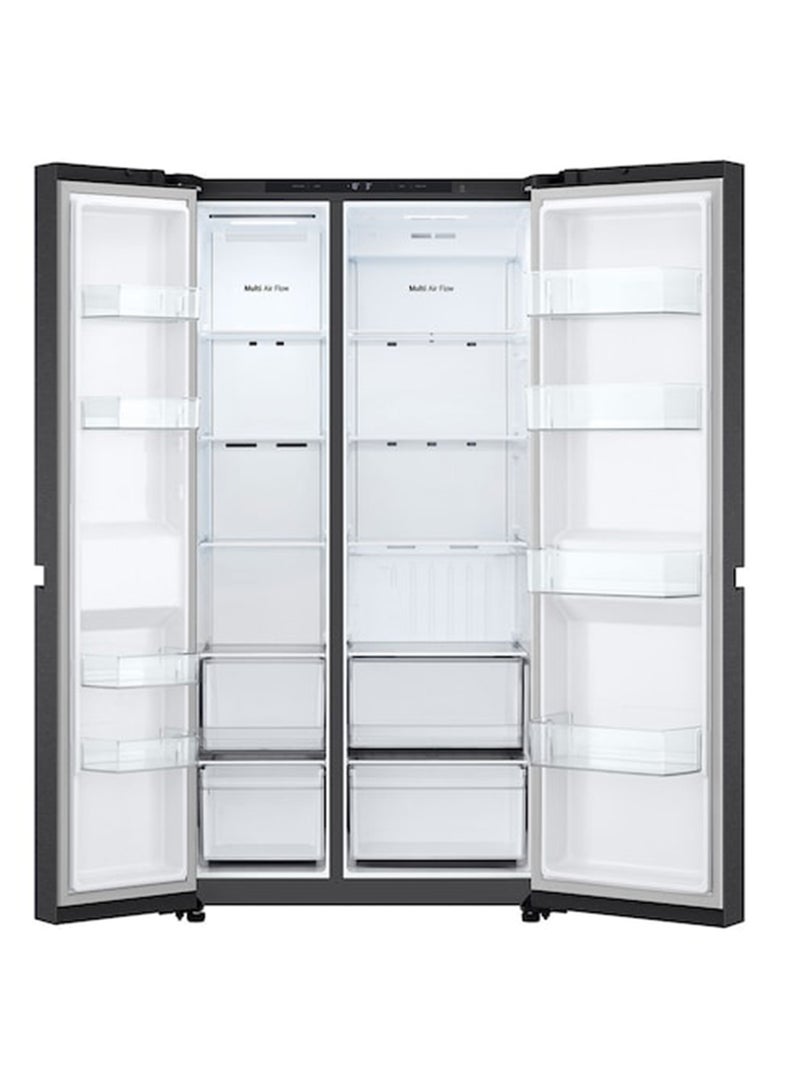 LG Refrgirator Side By Side(23.2Cu FT, 658 L), Smart Inverter LS25CBBMIK VCM Black LS25CBBMIK VCM Black - Image 3