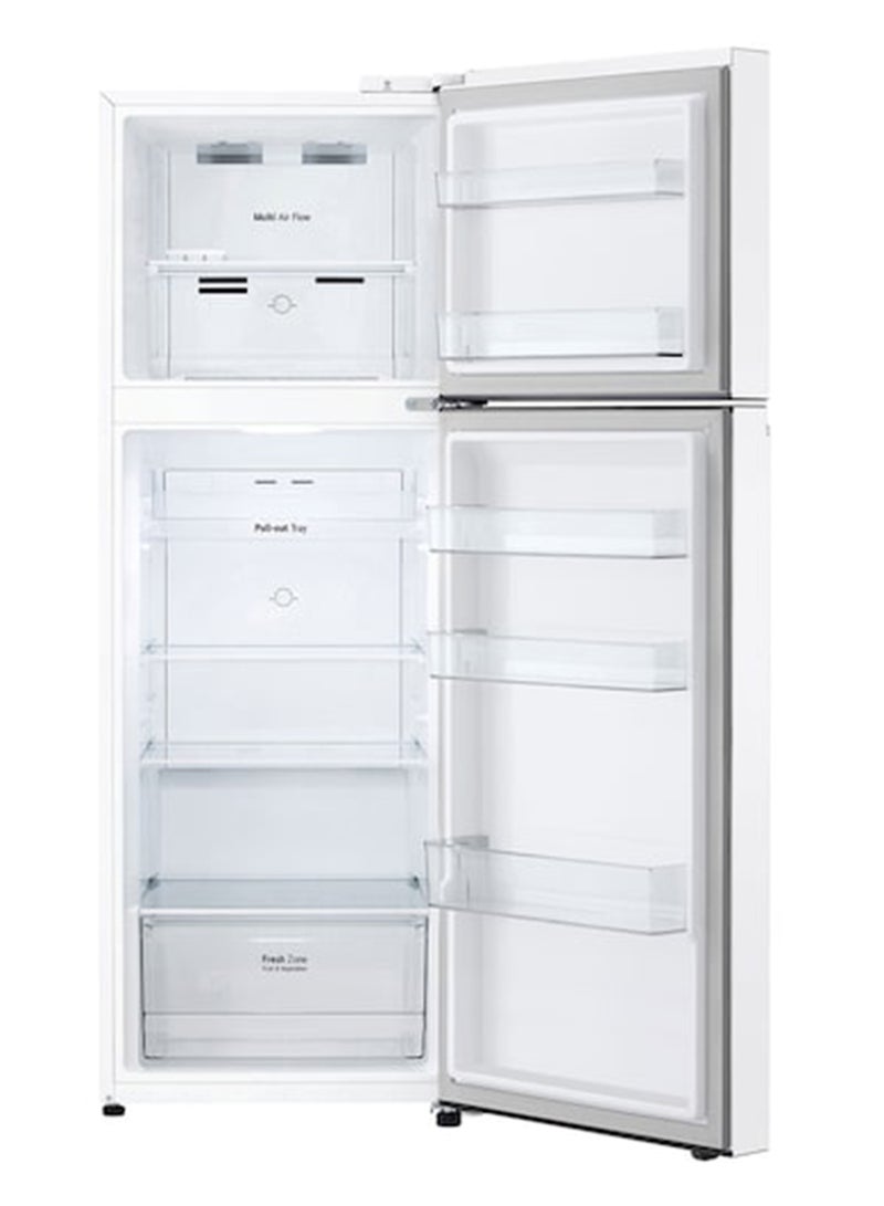 LG - Double Door Refrigerator, 335 Liters, 11.8 Cu. Ft.,Top Freezer 2.8 Cu.ft, Smart Inverter, Smart Diagnosis, LT13DBBWIV White LT13DBBWIV White - Image 3