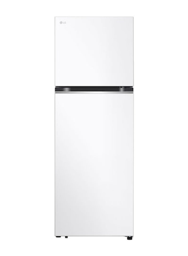 LG - Double Door Refrigerator, 335 Liters, 11.8 Cu. Ft.,Top Freezer 2.8 Cu.ft, Smart Inverter, Smart Diagnosis, LT13DBBWIV White LT13DBBWIV White - Image 1
