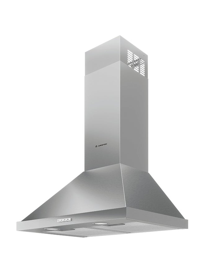 Ariston Builtin Chimney Hood 60 cm Aluminum Filter Air Extraction rate 435 m3/h Stainless Steel AHPN6.4FLMX/1 Stainless Steel - Image 2