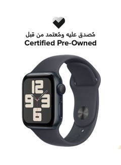 Apple Certified Pre Owned - Watch SE (2024) GPS 40mm Midnight Aluminium Case (Damaged Packing) Midnight  - Image 1
