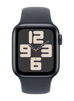 Apple Certified Pre Owned - Watch SE (2024) GPS 40mm Midnight Aluminium Case (Damaged Packing) Midnight  - Image 2
